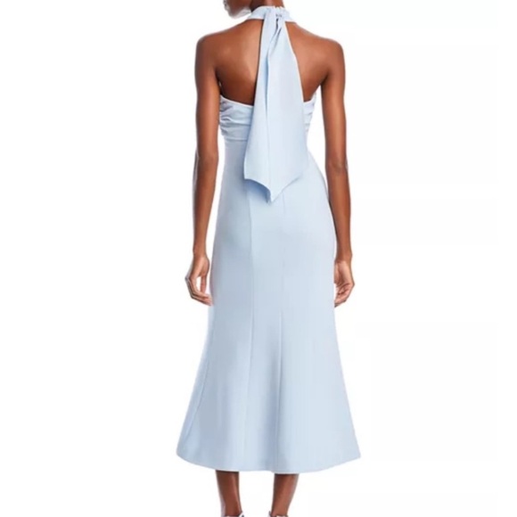 Cinq a Sept Adela Tie-Back Trumpet Midi Dress - Picture 2 of 8